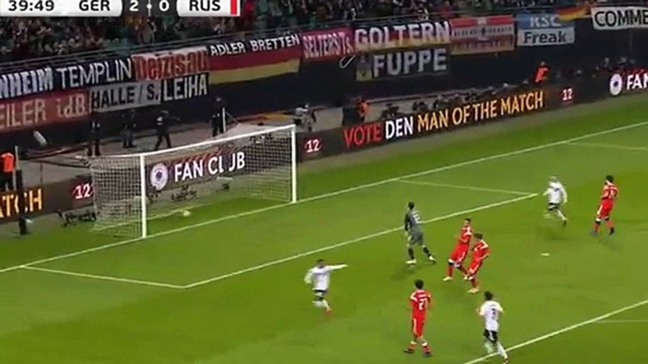 Serge Gnabry Goal - Germany 3-0 Russia