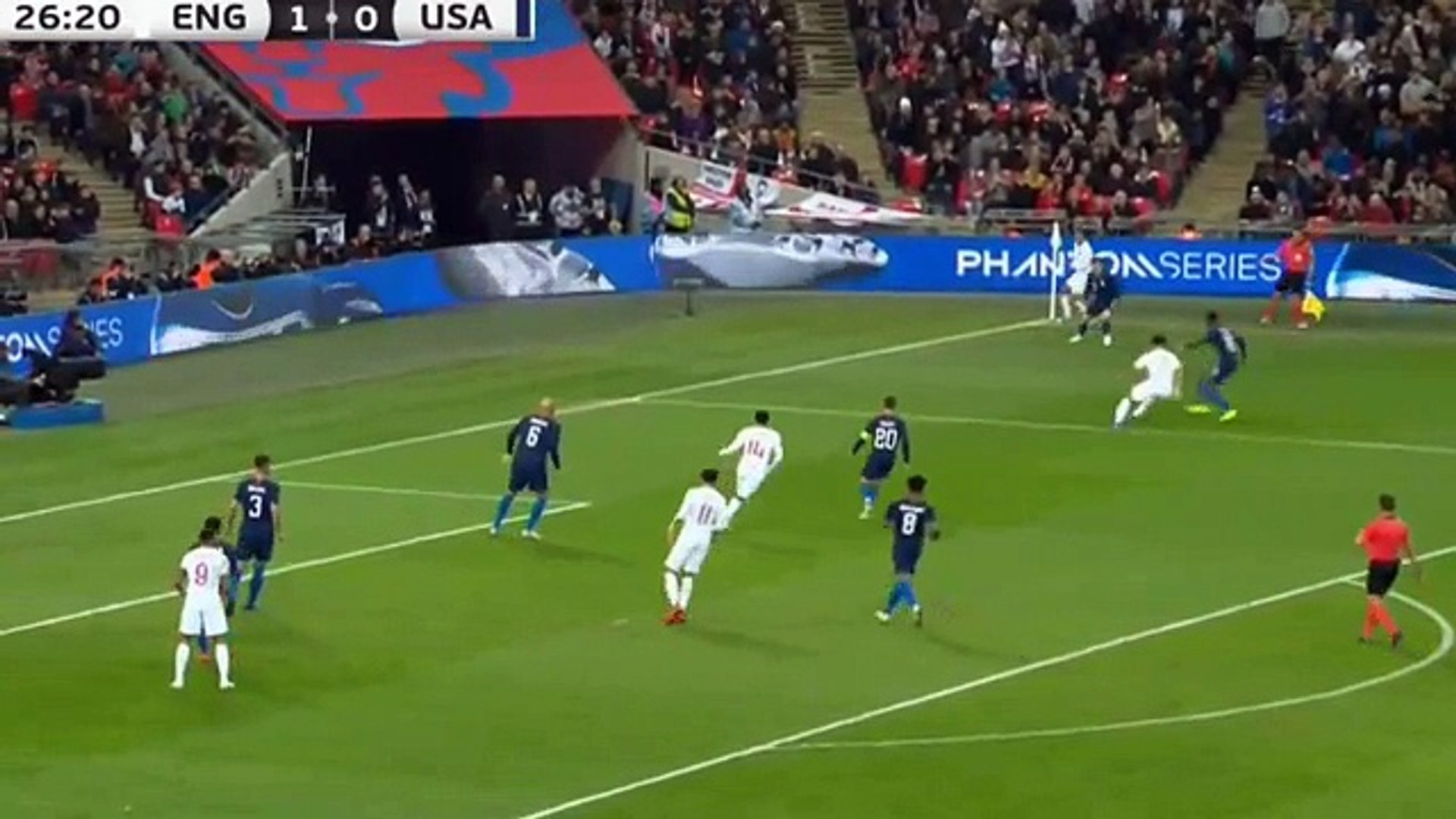 Trent Alexander-Arnold Goal -  England vs USA 2-0 15/11/2018