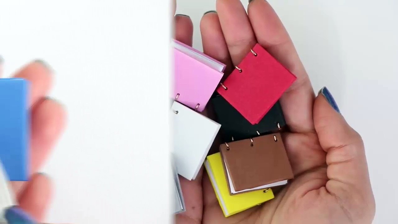 DIY MINI NOTEBOOKS - Easy Cute Designs