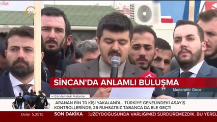 AK Parti Gençlik Kolları, Sincan'da darbe yakınlarıyla bir aradaydı