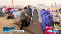 Californie : les réfugiés du parking après les incendies meurtriers