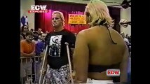 ECW Missy Hyatt & The Sandman vs. Taz & Bill Alfonzo 1996 | ECW EXPOSED