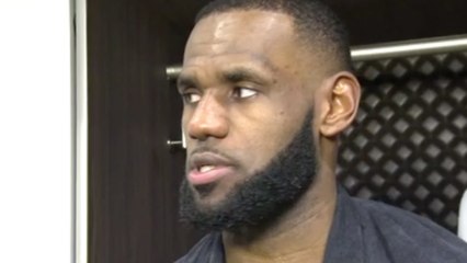 LeBron James ReactsTo Rajon Rondo Injury