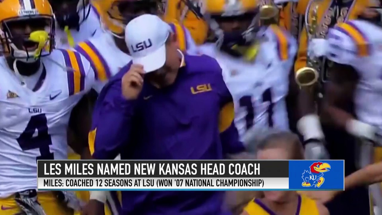 Kansas Officially Names Les Miles As Head Coach