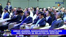 ASEAN leaders, nagkasundong panatilihin ang matatag na relasyon sa rehiyon