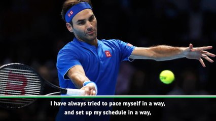 I try to peak for World Tour finals, but not thinking about 100th title - Federer