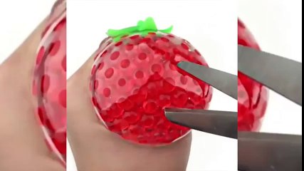 Instagram Slime Video  Cuttinig Stress Ball Whats inside ?