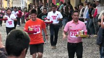 Carrera de meseros en Guatemala