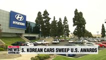 S. Korean automobiles racking up awards in U.S. market