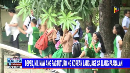 DepEd, nilinaw ang pagtuturo ng Korea language sa ilang paaralan