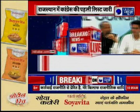 Rajasthan elections: Congress releases 1st list candidates | कांग्रेस ने उम्मीदवारों की लिस्ट जारी की