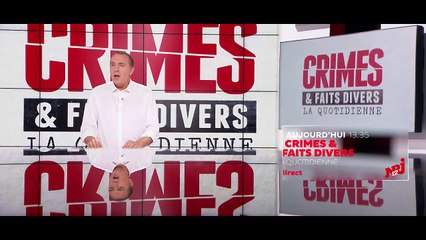 Crimes et Faits divers - NRJ12 - Sommaire du vendredi 16 novembre  - Jean-Marc Morandini