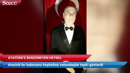 AVM'de Atatürk’e benzemeyen heykel