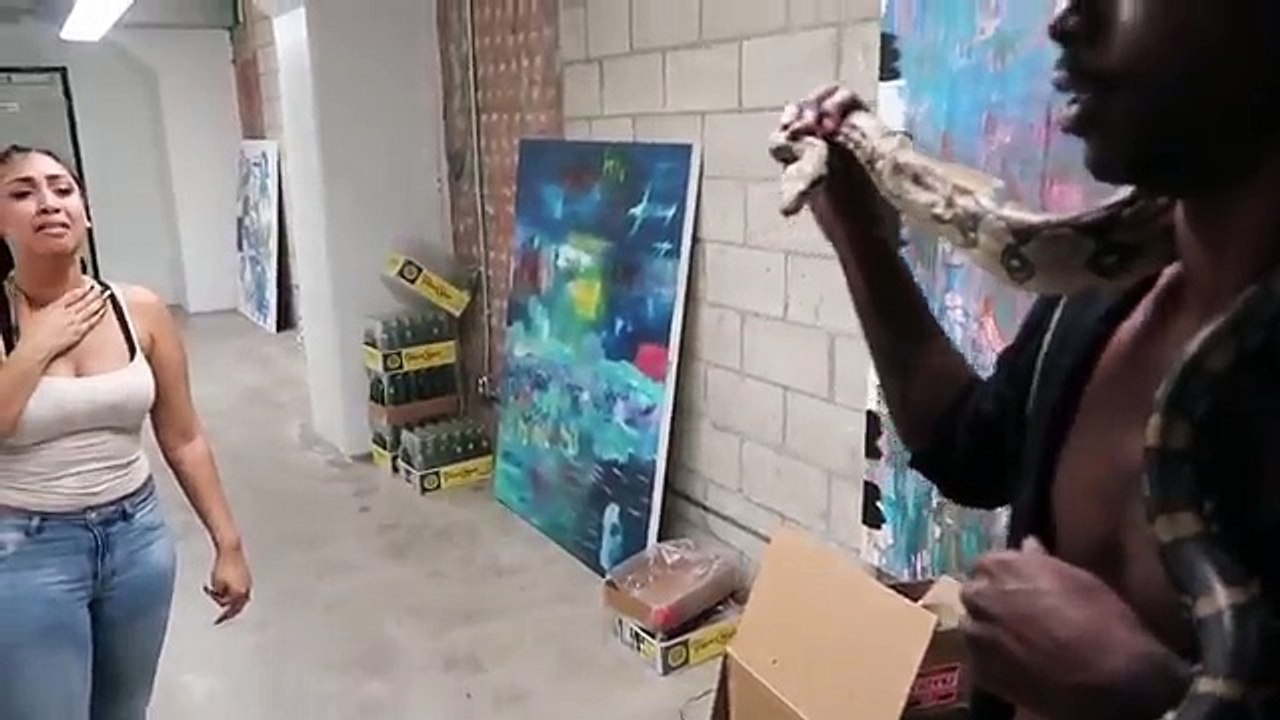 SNAKE PRANK ON WIFE!!!! (I FEEL SO BAD)