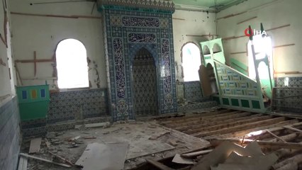 İstimlak edilen köyde yıkım çalışmaları başladı