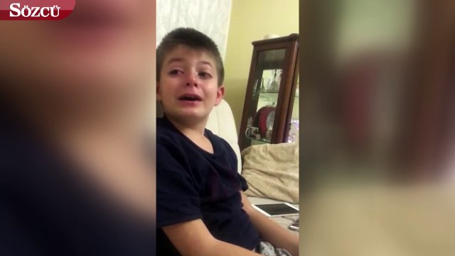 Atatürk büstüne yapılan saldırıyı gözyaşlarıyla dile getiren ufaklık