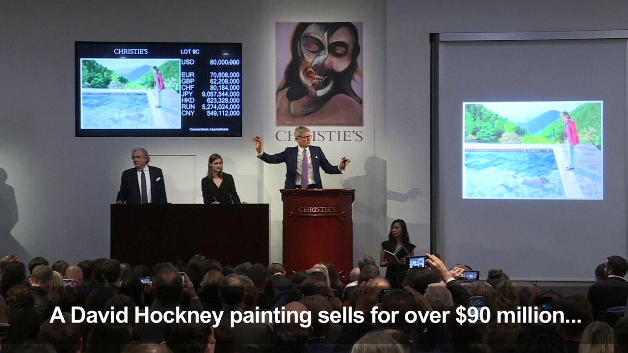 David Hockney painting sells for $90.3M, smashes living artist record
