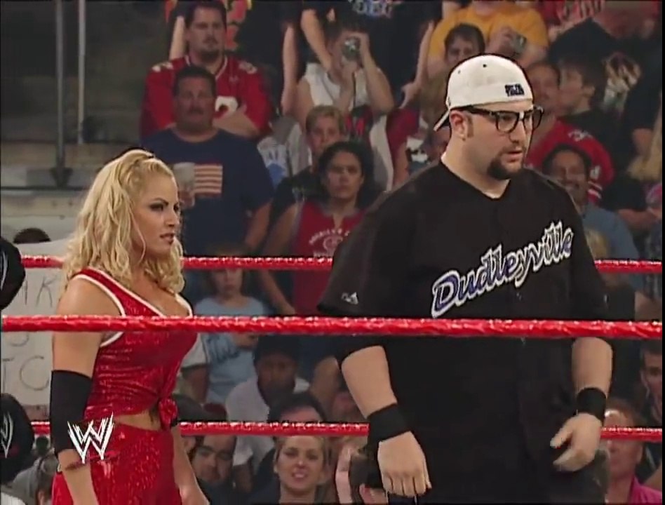 Trish Stratus & Bubba Ray vs Molly Holly & Chris Nowinski (1st