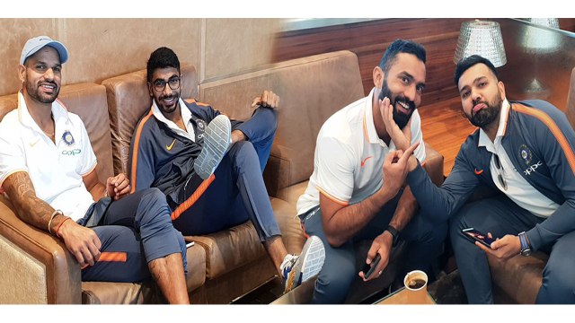 India Vs Australia: Virat Kohli & Boys chill at Airport before leaving for Australia |वनइंडिया हिंदी