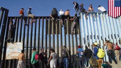 Migrant caravan starts arriving at U.S.-Mexico border