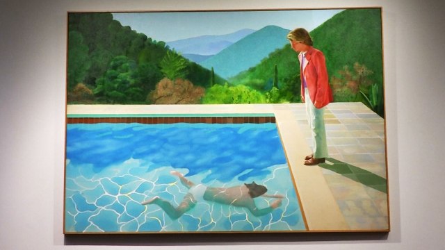 英 작가 호크니 작품 1,019억 원에 낙찰...생존 작가 최고가 / YTN