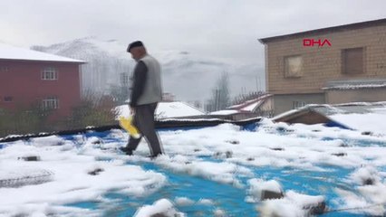 Şırnak Beytüşşebap'ta Kar Yağışı Başladı