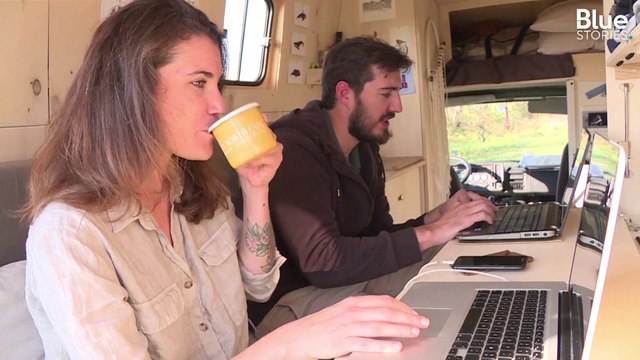 Loin du métro-boulot-dodo , ils vivent (et travaillent) dans des vans aménagés