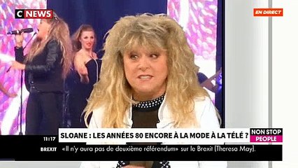 EXCLU - La chanteuse Sloane dans "Morandini Live": "J'ai beaucoup pleuré quand on me disait que j'étais has-been!" - VIDEO
