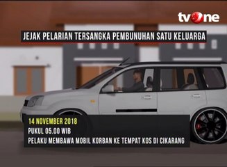 Jejak Pelarian Tersangka Pembunuh Satu Keluarga