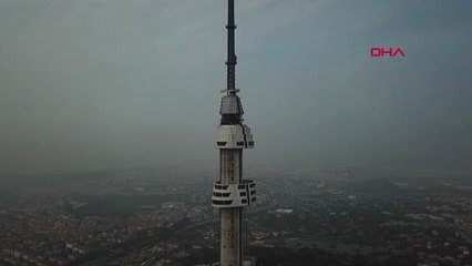 İstanbul- Çamlıca Kulesinin Havadan Görüntüleri