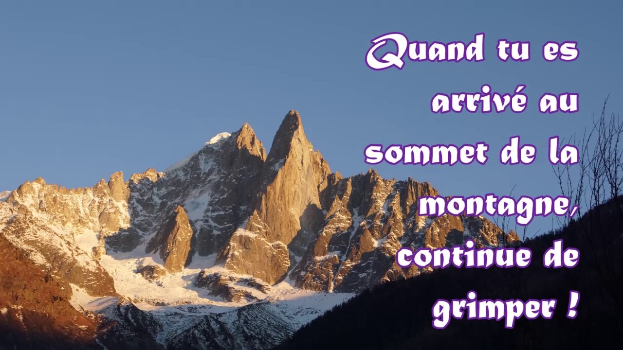 "Quand tu es arrivé au sommet..." Trailer 2019-2020