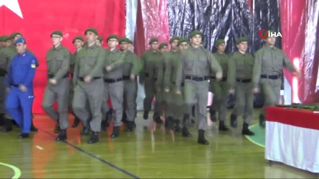 Isparta'ya 3. Dönemde Gelen İlk Bedelli Jandarma Erler Yemin Edip Terhis Oldu