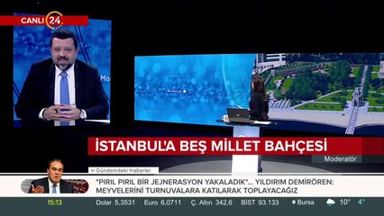 İstanbul'a 5 Millet Bahçesi