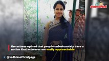 I am fine with 'adjustments' on screen, but never off-screen, says Malayalam TV actress Sadhika Venugopal