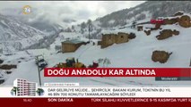 Doğu Anadolu kar altında