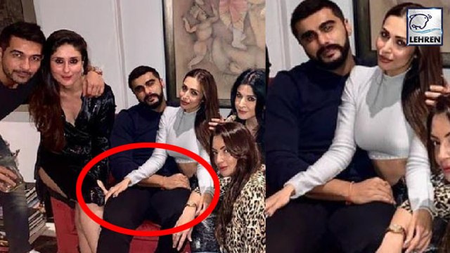 Malaika Arora & Arjun Kapoor Get Cosy At Maheep Kapoor's Party