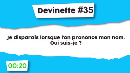 Énigme #35 : Il s'enfuit très rapidement