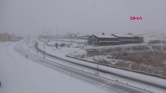 Kayseri Erciyes Dağı Beyaza Büründü