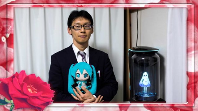 For better or worse, Japanese man weds holographic singer