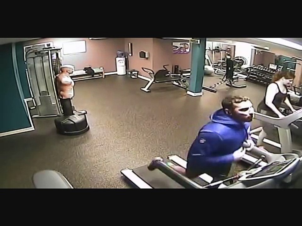 Un gros fail sur un tapis roulant ! LOL