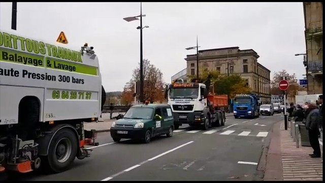 Belfort : les artisans anticipent la journée de samedi avec une opération escargot au centre-ville