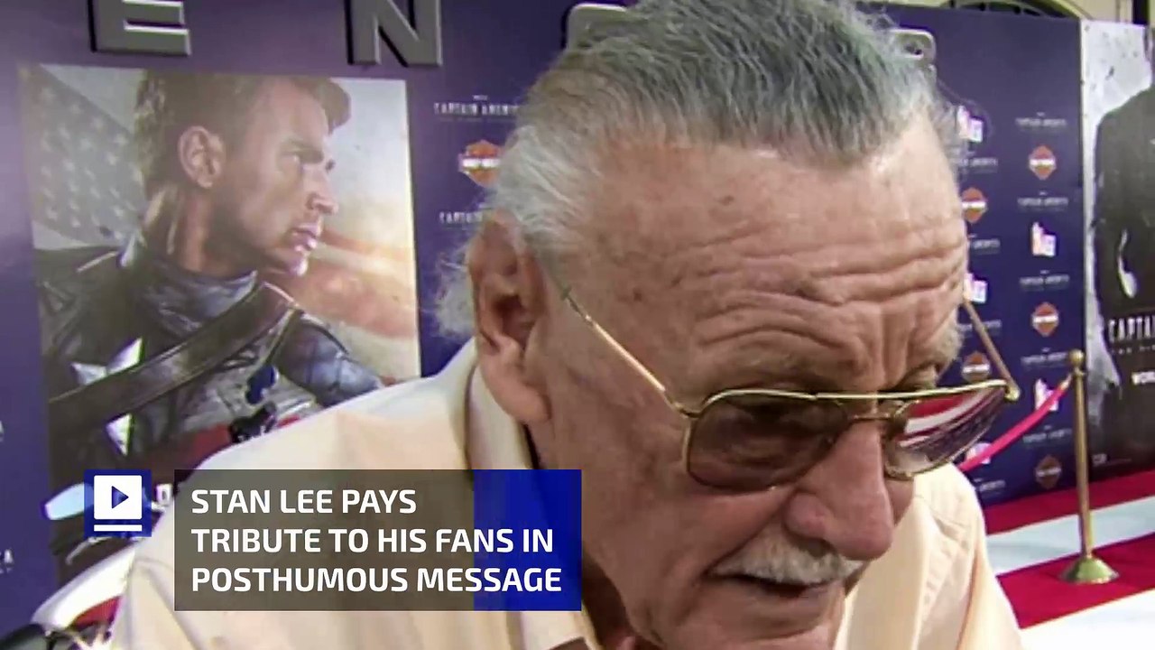 Stan Lee Pays Tribute to His Fans in Posthumous Message