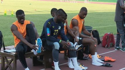 Entrainement des éléphants: Les joueur ont tous répondus présent sauf un élément clé Wilfried Zaha