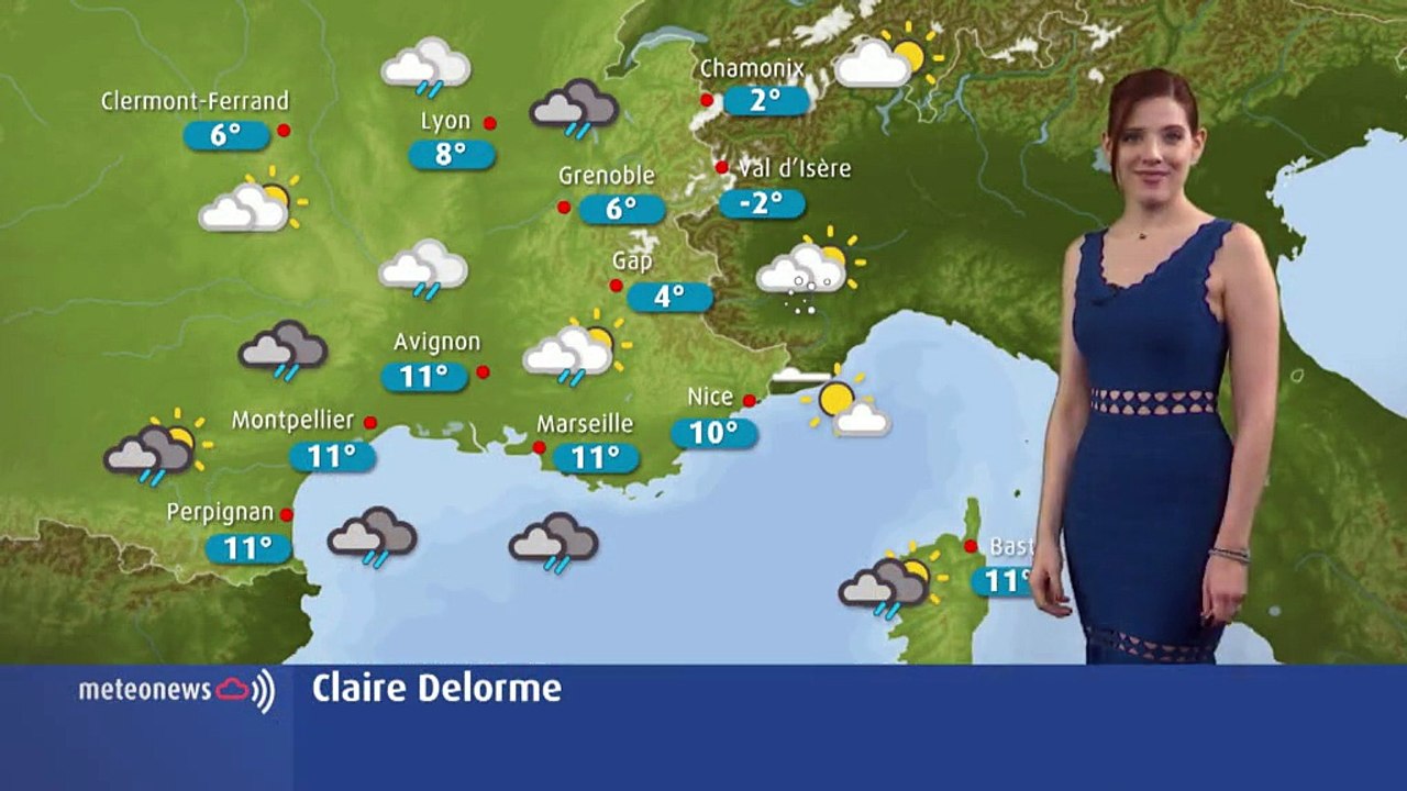 Votre météo du samedi 17 novembre : des températures en baisse avec des pluies fréquentes