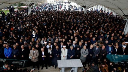Simbólico funeral de Jamal Khashoggi en Estambul