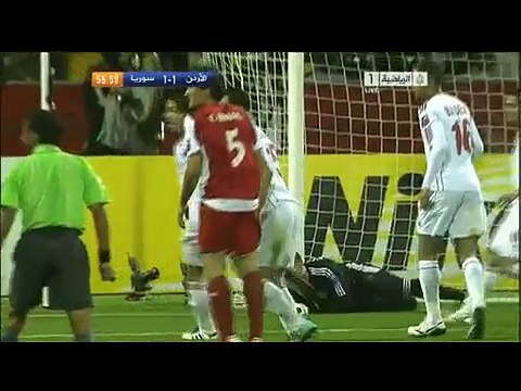 الشوط الثاني مباراة الاردن و سوريا 2-1 كاس اسيا 2011
