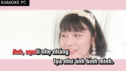 Karaoke Anh, Người Xinh Đẹp Nhất Trần Gian - Trương Thảo Nhi