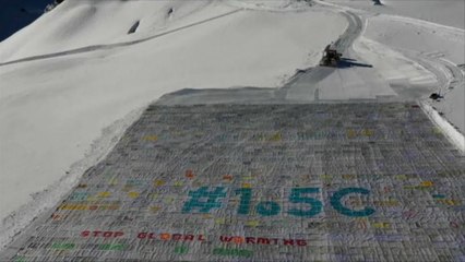 Une carte postale géante pour le climat