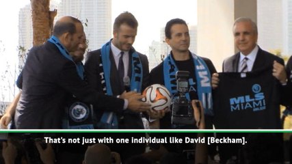 Beckham's Miami franchise 'a long time coming' - Commissioner Garber