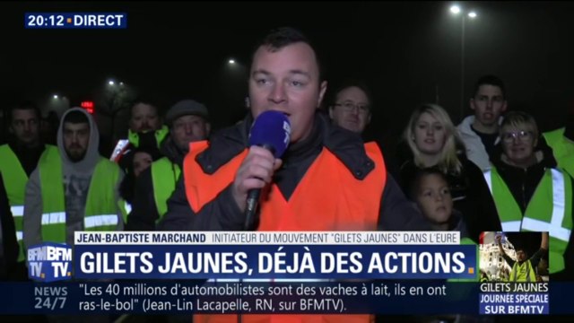 Pour ce représentant des gilets jaunes, le mouvement va aller beaucoup plus loin qu'aujourd'hui